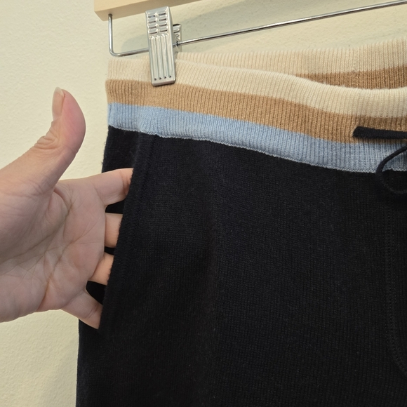 Chinit & Parker Contrast Trim Wool & Cashmere Blend Track Pant Jogger Medium - Picture 7 of 16